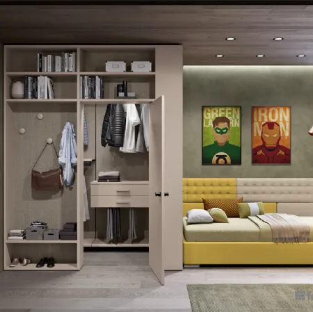 Realizzazioni Cavallanti - Cameretta con cabina armadio