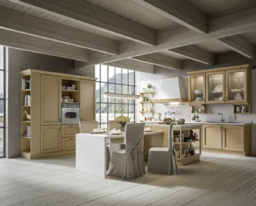 Cucina Classica Cantica con isola di Home Cucine