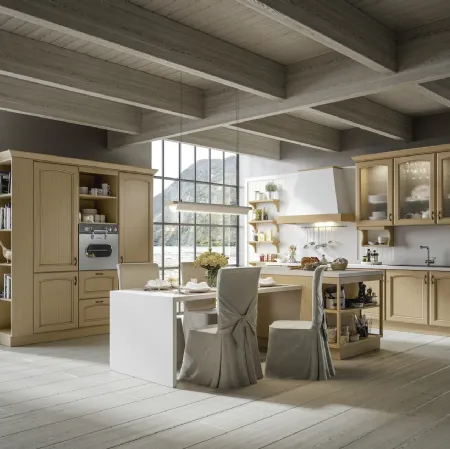 Cucina Classica Cantica con isola di Home Cucine