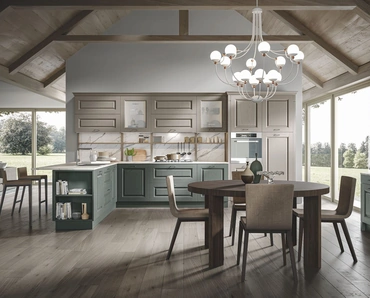 Cucina Classica Contea con penisola di Home Cucine