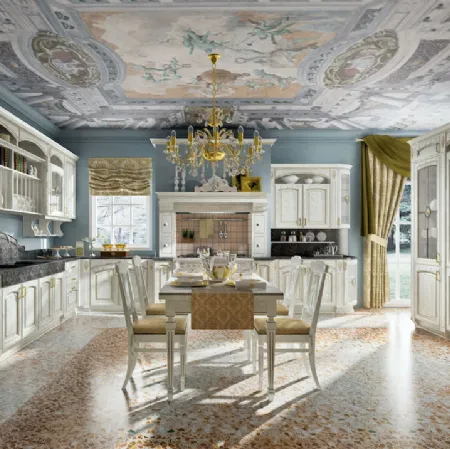 Cucina Classica Gold Elite angolare di di Home Cucine