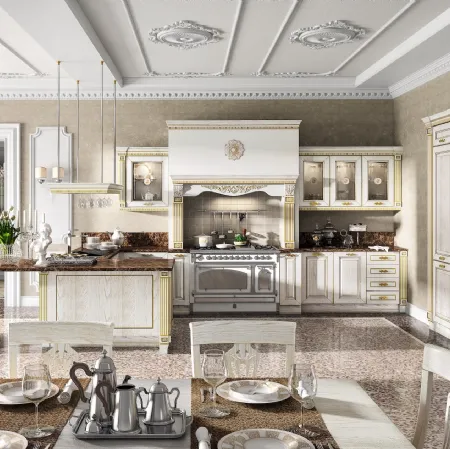 Cucina Classica Imperial con penisola di Home Cucine