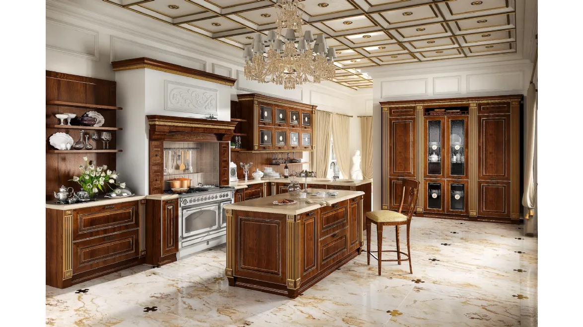 Cucina Classica Imperial con isola di Home Cucine