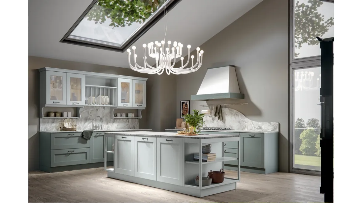 Cucina Classica Olimpia con isola di Home Cucine