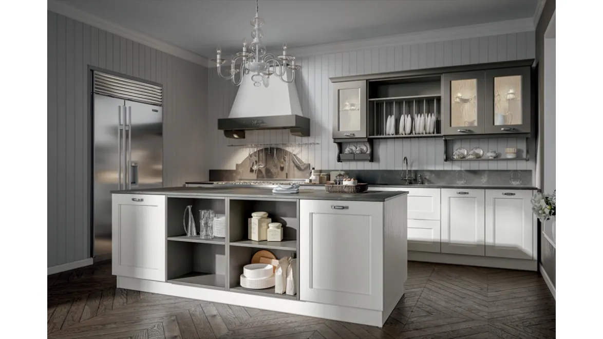 Cucina Classica Olimpia con isola di Home Cucine