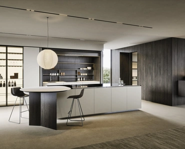 Cucina Design con isola C03 di Copat Life