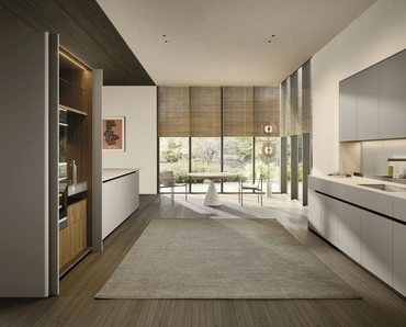 Cucina Design con penisola C09 di Copat Life