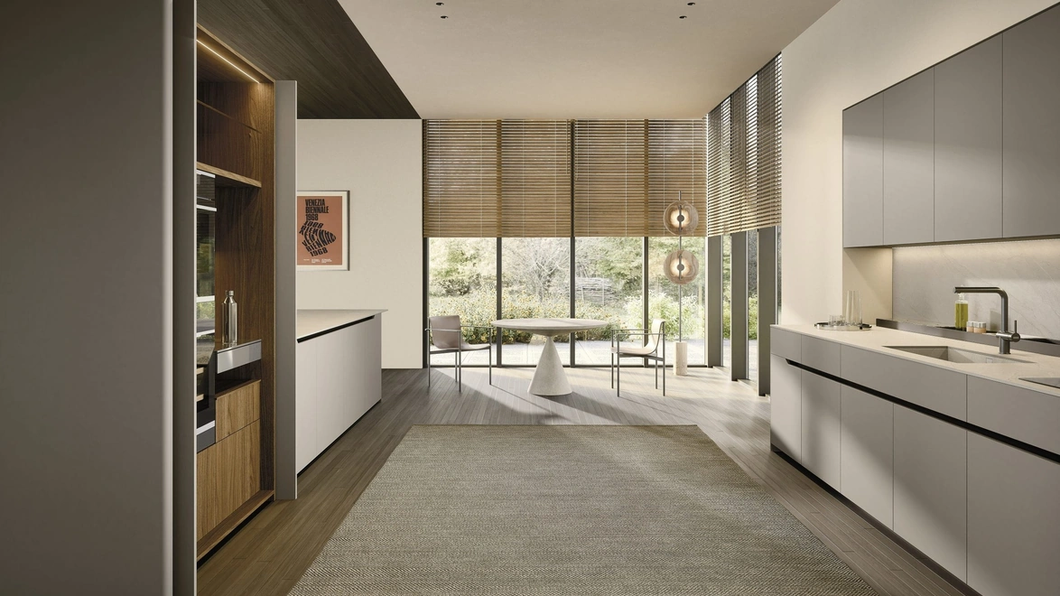 Cucina Design con penisola C09 di Copat Life