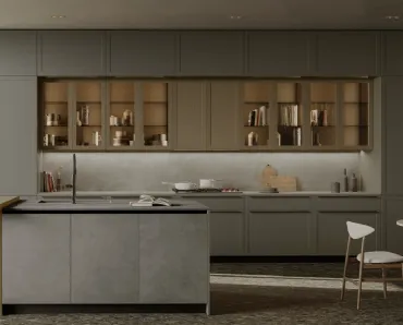 Cucina Design Life Projects 11 con penisola di Copat Life