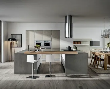 Cucina Moderna Cartesia con doppia isola di Home Cucine
