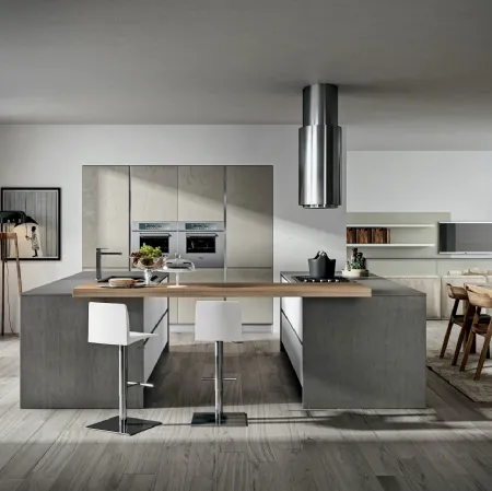 Cucina Moderna Cartesia con doppia isola di Home Cucine