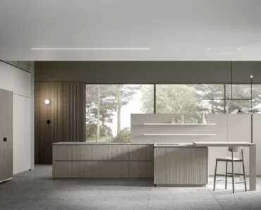 Cucina Moderna E01 Eclettica Continuum di Scandola