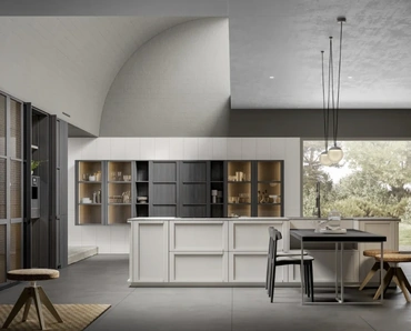 Cucina Moderna E05 Eclettica Optima 01 di Scandola