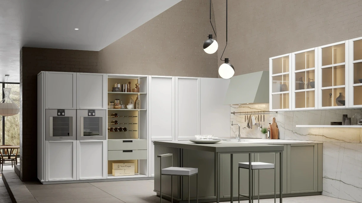 Cucina Moderna E06 Eclettica Optima 13 di Scandola