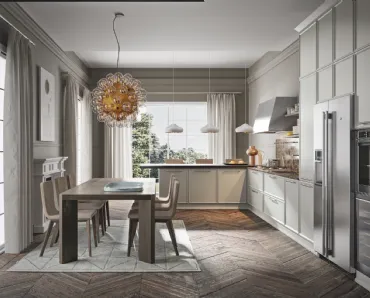 Cucina Moderna Etica Estetica con penisola di Home Cucine