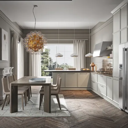 Cucina Moderna Etica Estetica con penisola di Home Cucine