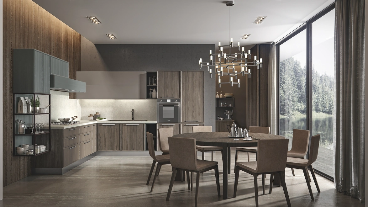 Cucina Moderna Etica Estetica angolare di Home Cucine