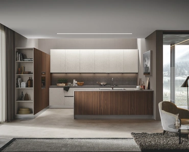 Cucina Moderna Genesi con penisola di Home Cucine
