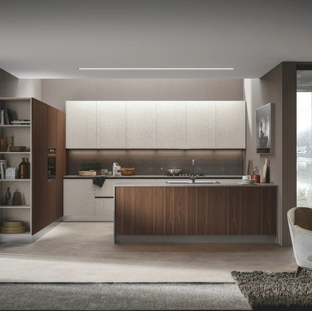 Cucina Moderna Genesi con penisola di Home Cucine