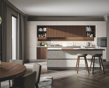 Cucina Moderna Genesi con isola di Home Cucine
