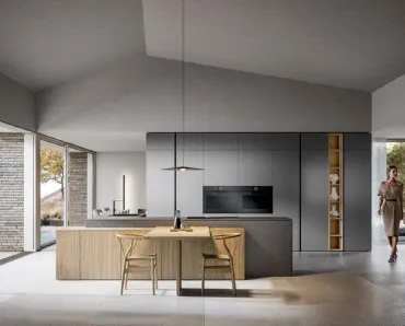 Cucina Moderna Infinity con isola di Home Cucine