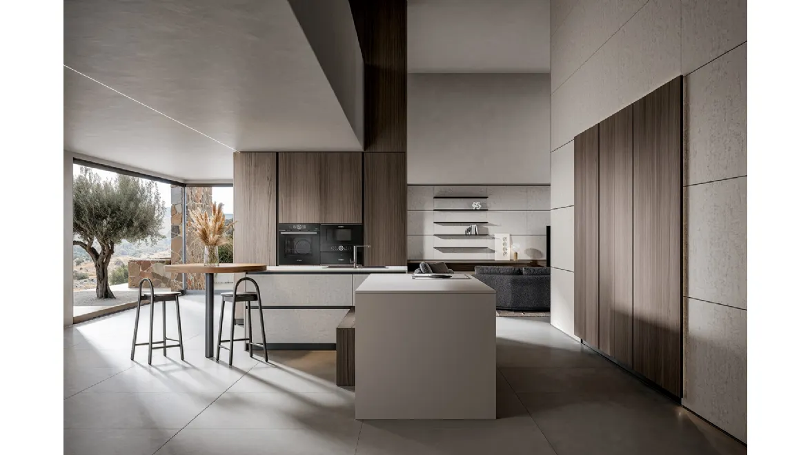 Cucina Moderna Infinity con isola di Home Cucine