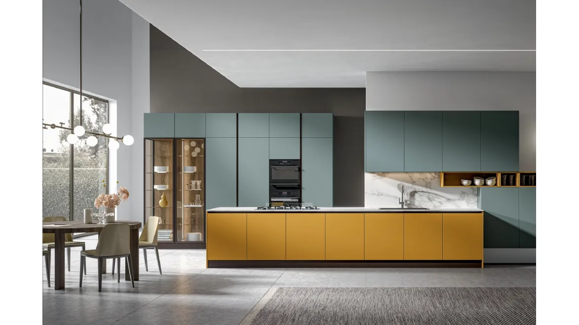 Cucina Moderna Klee con penisola di Home Cucine