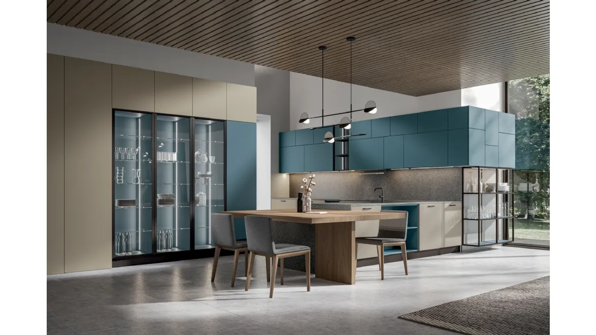 Cucina Moderna Klee con penisola di Home Cucine