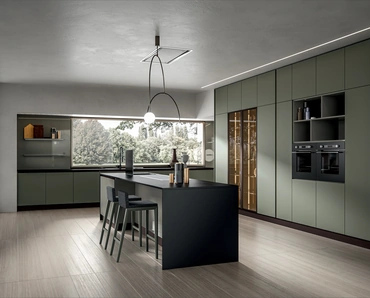 Cucina Moderna Klee con isola di Home Cucine