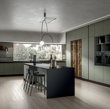 Cucina Moderna Klee con isola di Home Cucine