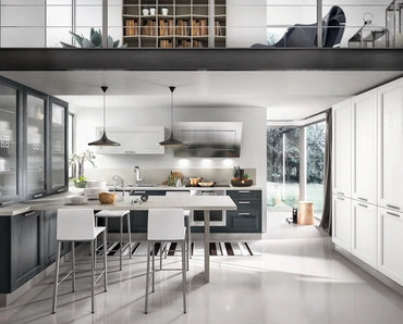 Cucina Moderna Metropoli con penisola di Home Cucine