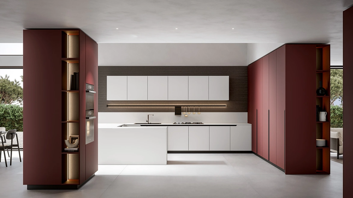 Cucina Moderna Nexa con penisola di Home Cucine