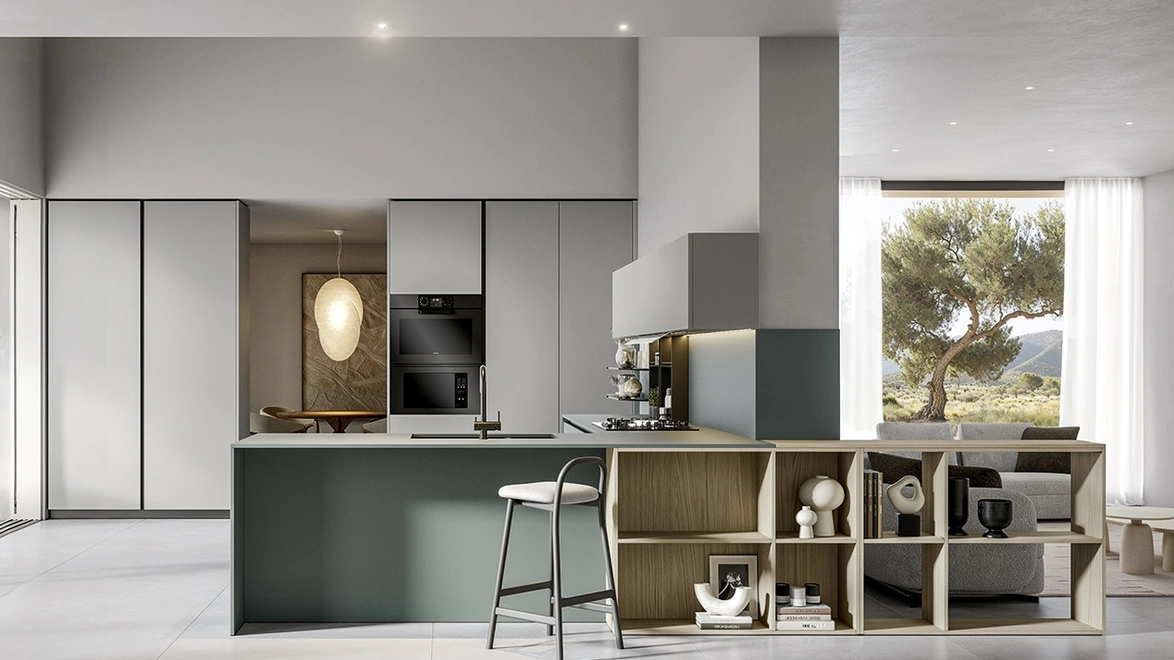 Cucina Moderna Nexa con penisola di Home Cucine