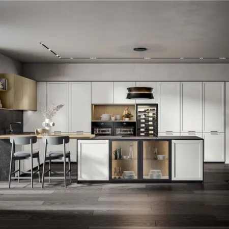 Cucina Moderna Nexa con penisola di Home Cucine
