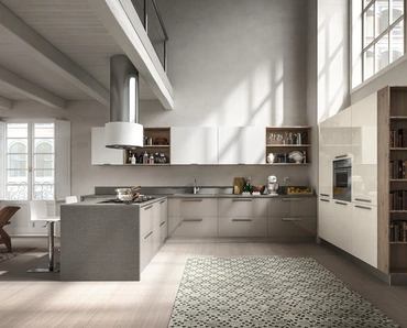 Cucina Moderna Reflexa con penisola di Home Cucine