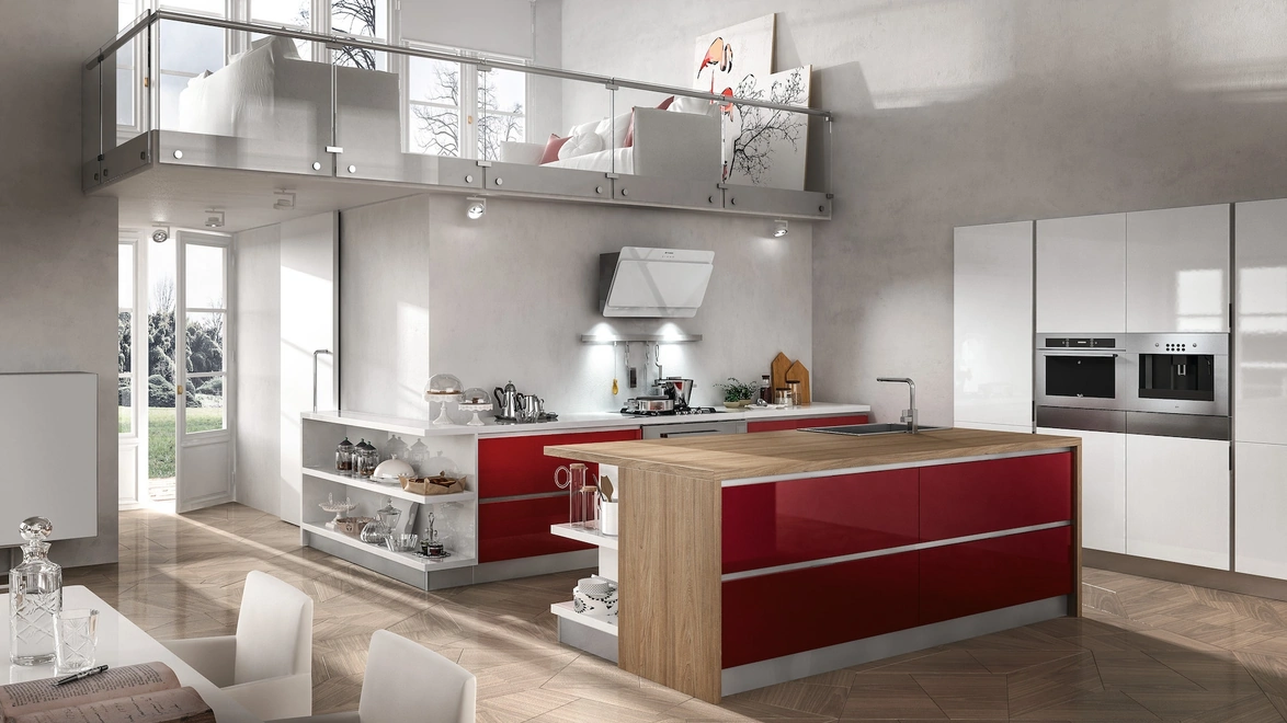 Cucina Moderna Reflexa con isola di Home Cucine