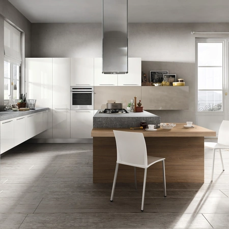 Cucina Moderna Reflexa con isola di Home Cucine