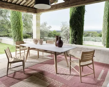 Sedia Eidos in teak naturale di Gervasoni